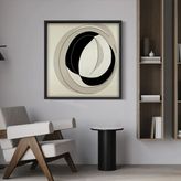 Minimal Soyut Traverten Dokulu Tablo