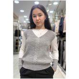 Minimoda Kids Kız Çocuk Triko Süveter ve Pende Badi Set