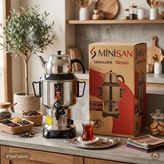 Minisan Elektrikli Semaver - Gümüş
