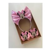 Minnie Mouse Taç Toka seti
