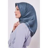 Mint Yeşili Benek Desen Monogram İpek Eşarp
