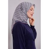 Mint Yeşili Zigzag Desen Soft Eşarp