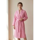 Minteks 100%PAMUK Unisex Pike Bornoz - XL - Pembe