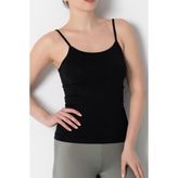 Miorre Bayan Ince Askılı Seamless Tişört - Siyah