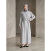 Miostil Çilek Elbise-Gri - L - XL