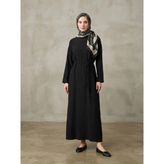 Miostil Çilek Elbise-Siyah - L - XL