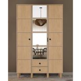 Miracool Meşe 3 Kapaklı Gardrop / Dolap / Komple Mdf