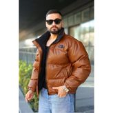 MİS MODA ERKEK KIŞLIK ŞİŞME DERİ MONT