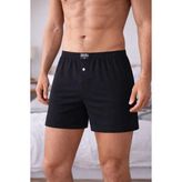 Mısırlı Erkek Pamuklu Ares Şort Boxer Siyah
