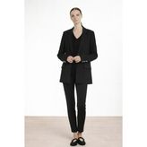 Mısırlı Siyah Triko Kadın Blazer Ceket - 46