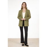 Mısırlı Yeşil Triko Kadın Blazer Ceket - 46
