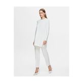 MISS DALIDA Uzun Kollu Basic Triko Ekru Tunik