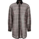 Missoni Işıltılı Şifon Dikişli Gömlek
