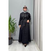 Misswhence Tafta Crush Elbise 38804 Siyah