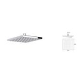 Mistillo MTD16 Tepe Duş Başlığı