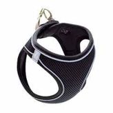 Mita Air Mesh Köpek Siyah Göğüs Tasması