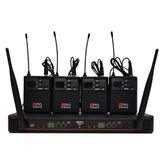 Mito TM-04Y 4'lü Yaka 4x100 Kanal Full Dijital Telsiz Mikrofon