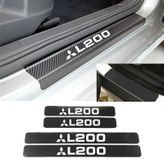 Mitsubishi L200 4 Adet Karbon Kapı Eşiği Sticker