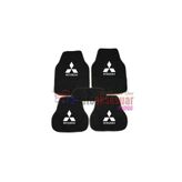 Mitsubishi Lancer Evolution Logolu Siyah Halıfleks Paspas Seti