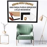 mixefor 2000 Parça Puzzle Çerçevesi 2.ölçü 96CM x 66CM - Siyah