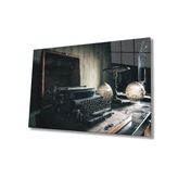 Miyrem Daktilo Cam TabloTypewriter 72X46- myrm5055