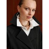 Mizalle Trençkot, L, Siyah