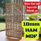 Mizan Ahşap Seperatör, Paravan - 209cm*90cm*18mm
