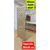 Mizan Mzn Ahşap Seperatör, Paravan, Bölücü Panel - 209cm*90cm