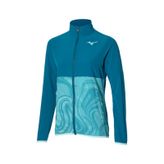 Mizuno Charge Printed Jacket Erkek Yağmurluk Mavi