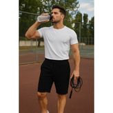 Mmetalic Erkek Siyah Regular Fit Şort & Bermuda - XL