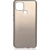 Mobaxaksesuar Oppo A15S Kılıf Soft Mat Premier Case - Gold