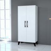 Mobilique Havana Kiler Dolabı Beyaz Suntalam Modern Tasarım 130 cm Yükseklik 59 cm Genişlik