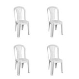 MOBİLYA SARAYI 4'LÜ PLASTİK BAHÇE BALKON SANDALYESİ