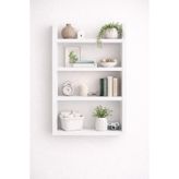 mobilyacın 4'lü Duvar Rafı-Mutfak-Çok Amaçlı Raf-Beyaz 60x50x10