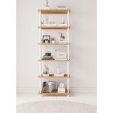 Mobitopya Çevir Kur 65 Cm Atlantik Çam Kitaplık Bd 65*177*29 Cm