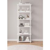 Mobitopya Çevir Kur 65 Cm Beyaz Kitaplık Bd 65*177*29 Cm
