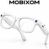 Mobixom S2 Max Yapay Zekâ Destekli Kameralı Akıllı Gözlük 1080P Hd Video Kayıt Bluetooth Görüşme Çift Mikrofon - Beyaz