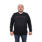 Moc Grande 22704 Siyah Erkek Sweatshirt
