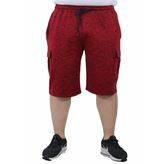 Moc Grande 23611 Broken Glass Bordo Erkek Şort