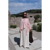 Moca Luce Şal Detaylı Bluz Soft Pembe