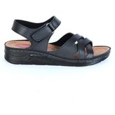 Moda Ayakkabı 23-110 Serra Siyah Bayan Sandalet