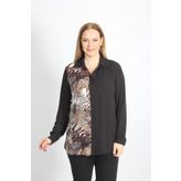 Moda Berray LEOPAR DESENLİ ŞİFON GÖMLEK 2320