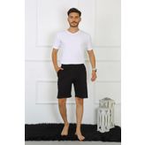 Moda Çizgi 27484 Siyah Pamuk Erkek Şort