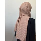 Moda Kaşmir Satır Çizgili Pamuklu Şal