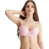Moda Lady Dolgulu Dantelli Sütyen - 80B - Pudra