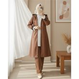 Moda Morfo Fermuarlı Kolu Katlamalı Deri Kap -Taba - 38