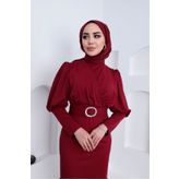 moda zeynaa ÇAPRAZ SUKUBA TESETTÜR ELBİSE