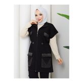 moda4b Kadın 3 Parça Eşofman Takımı İki İplik Pamuk n-05491 _ Siyah