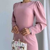 Modaala Dudu Peri Elbise - 00406 Pembe - 42