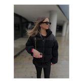 MODAEMAS KADIN PELUŞ KÜRKLÜ MONT
